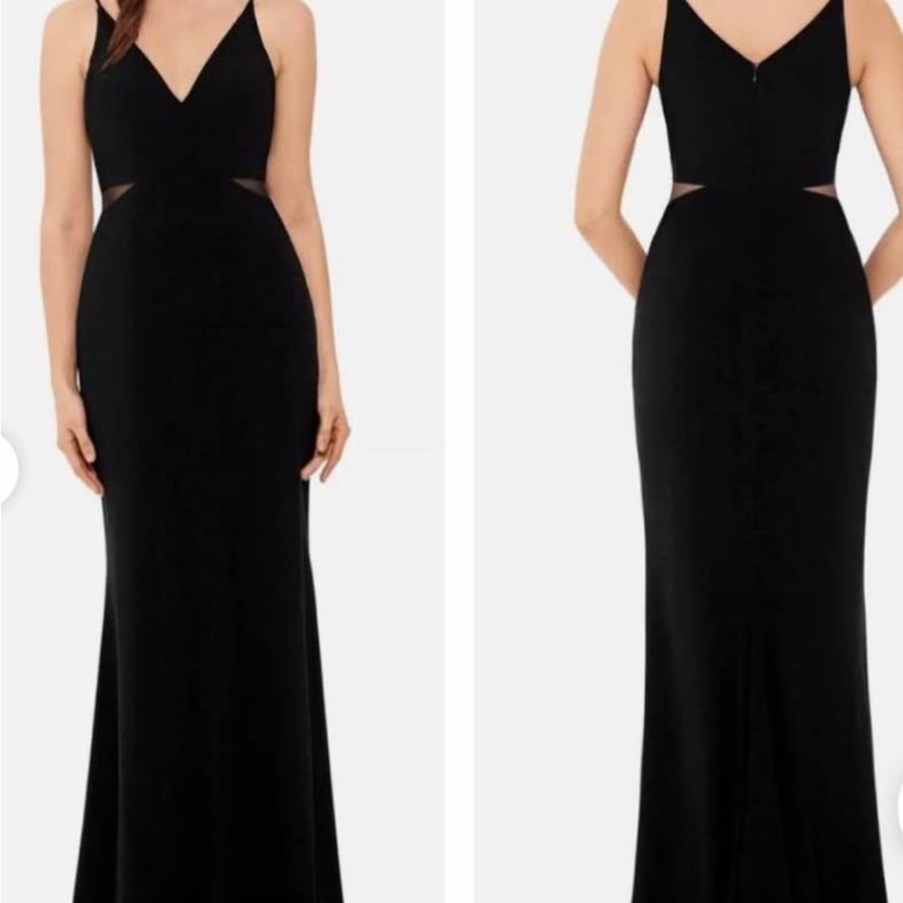 Macy's Black Backless Gown